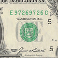 Repeater Fancy Serial Number One Dollar Bill 1985 2s 6s 7s 9s EC Block