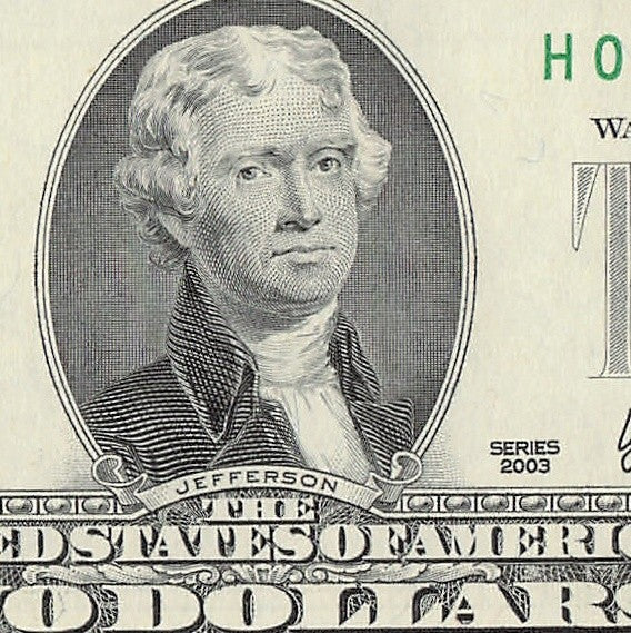 Binary Low Serial Number Star Note Two Dollar Bill H00002220* 2s 0s St Louis