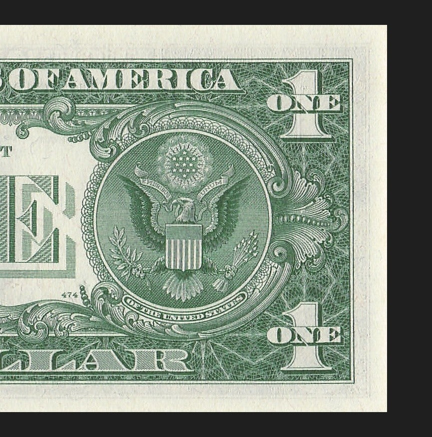 Star Note One Dollar Bill 1963 $1 D* Block Cleveland Run 1 Low Serial Trinary