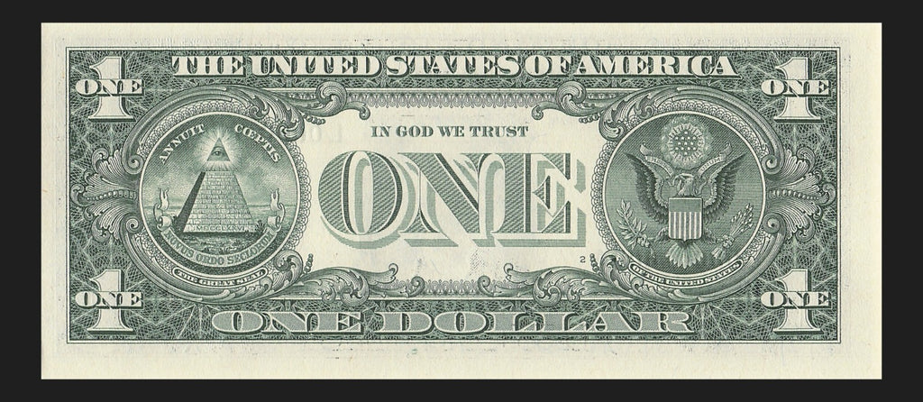 Low Serial Number One Dollar Bill 18 2021 LA Block $1
