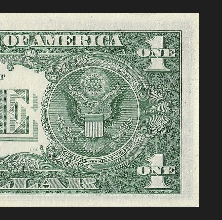 Star Note One Dollar Bill 1963 $1 B* Block New York Run 1 Low Serial Trinary