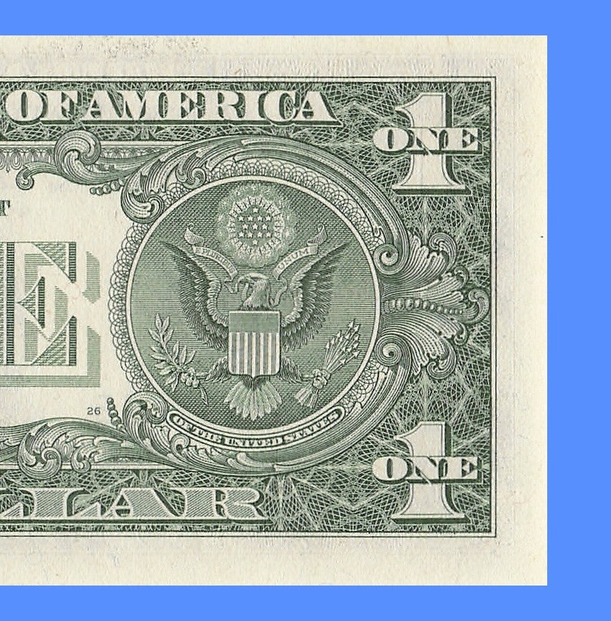 Repeater Fancy Serial Number One Dollar Bill 1985 2s 3s 6s EE Block Trinary