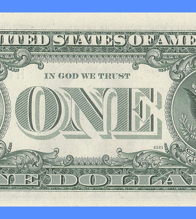 Radar Fancy Serial Number One Dollar Bill 1974 St Louis Trinary 2s 5s 6s HC