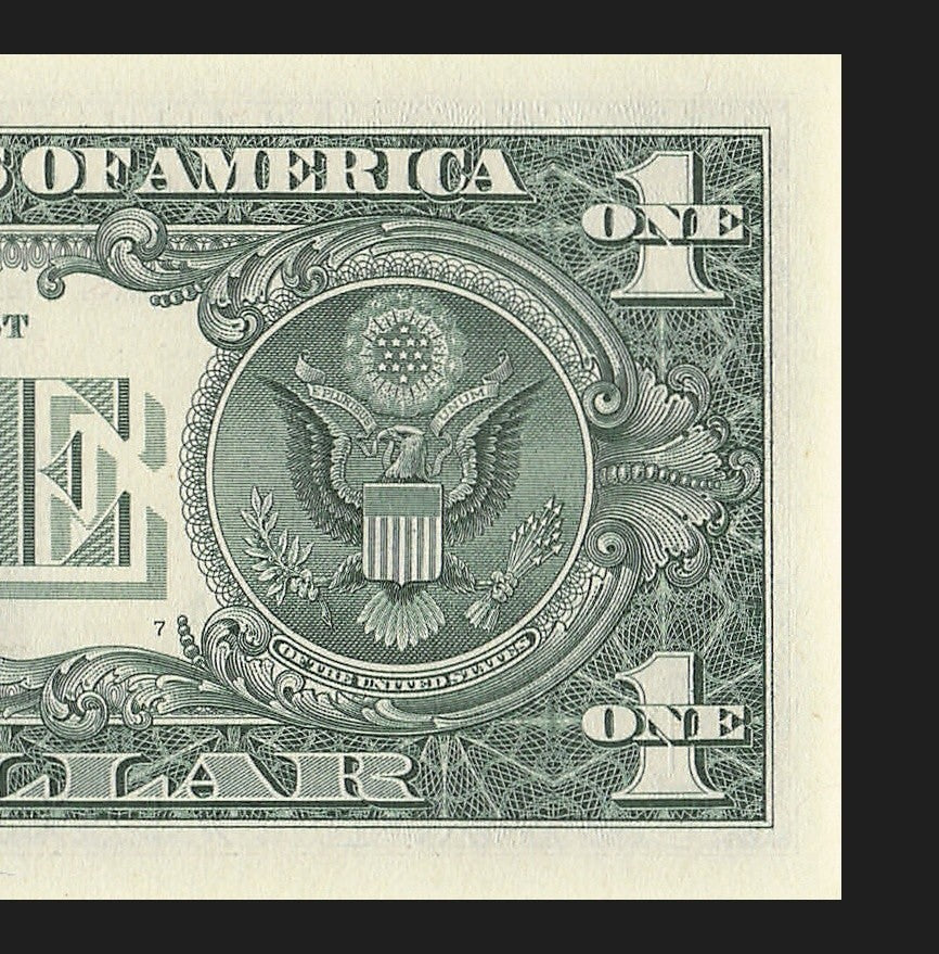Radar Fancy Serial Number One Dollar Bill 2021 $1 EA Palindrome 3s 9s 8s 7s