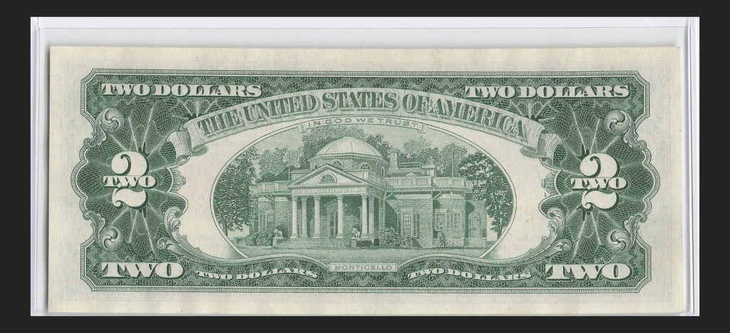 Alternator 2s Fancy Serial Number Two Dollar Red Seal 1963 Skipper UNC
