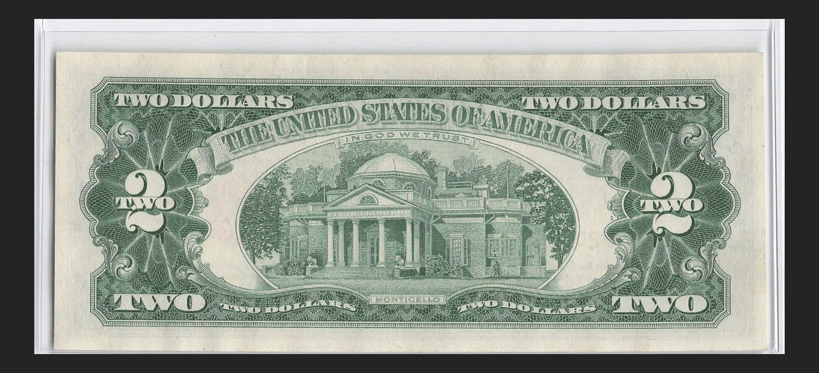 Alternator 2s Fancy Serial Number Two Dollar Red Seal 1963 Skipper UNC