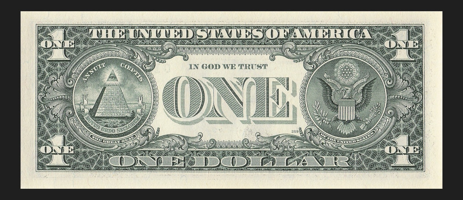 Century Star Note One Dollar Bill 1999 $1 C* Block Philadelphia Date 1889 1989