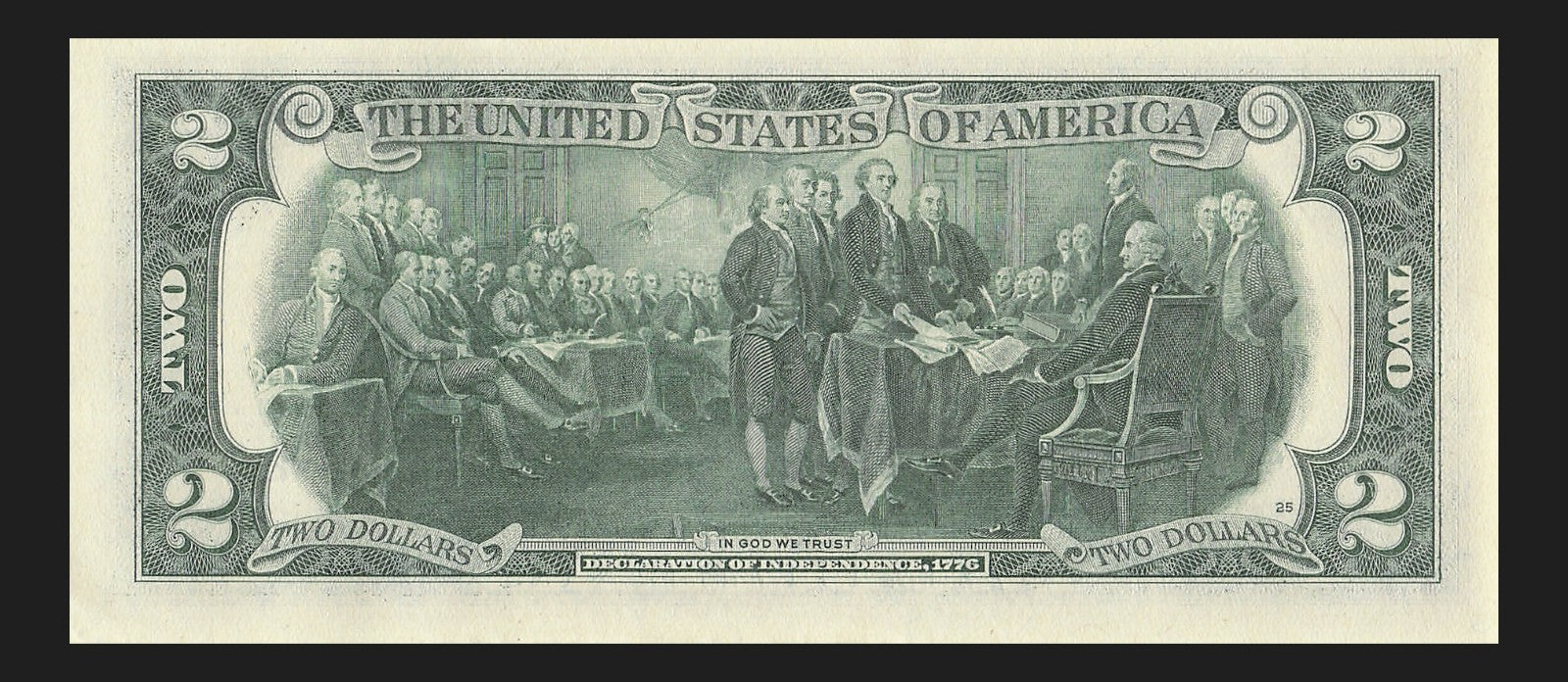 2021 $2 Two Dollar Bill Binary Radar Fancy Serial Number 0s 8s Janet Yellen