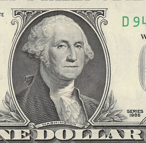Repeater Fancy Serial Number One Dollar Bill 1985 2s 4s 6s 9s DC Block