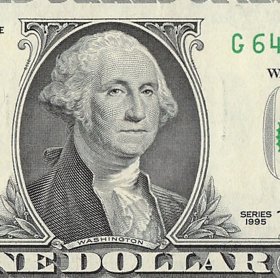 Repeater Fancy Serial Number One Dollar Bill 1985 2s 4s 6s GK Block Trinary