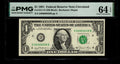 Low Serial Number 39 Fancy Serial Number One Dollar Bill PMG D00000039B