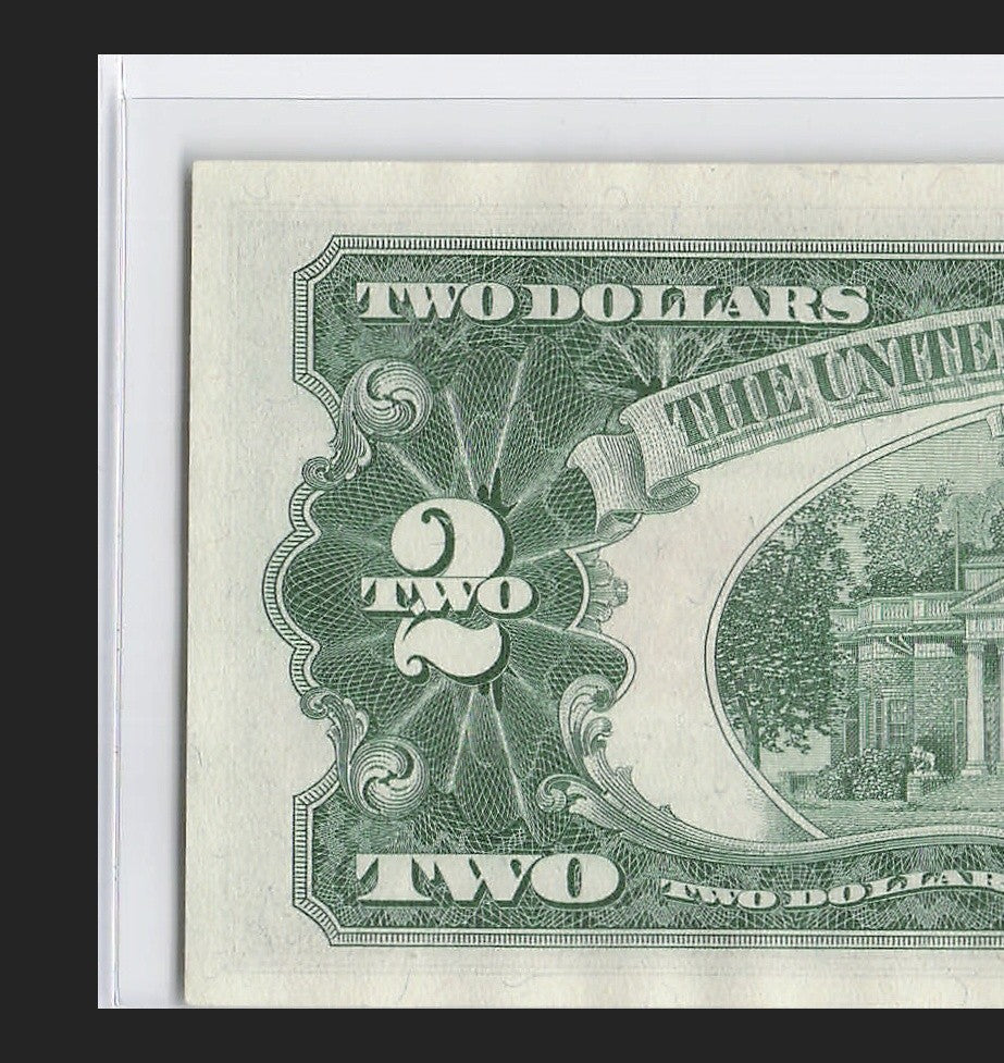 Five of a Kind 1s Fancy Serial Number Two Dollar Red Seal $2 1963A