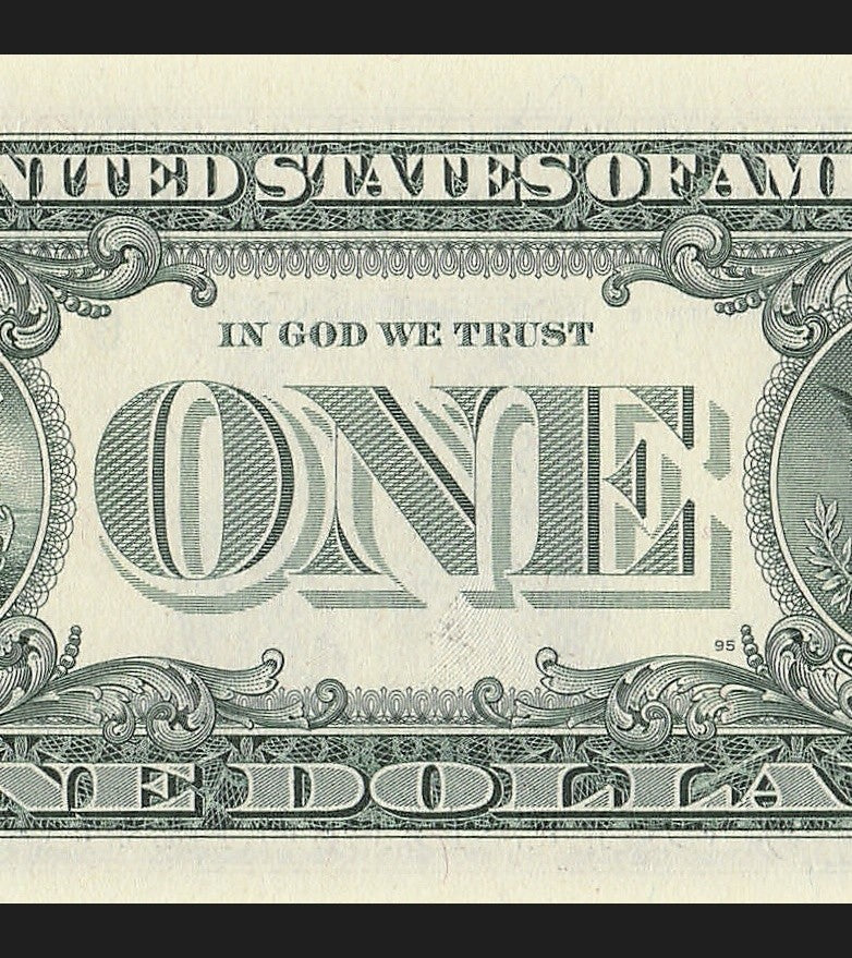 Star Note One Dollar Bill 2003A $1 B* Block New York Run 5 320K Sheet