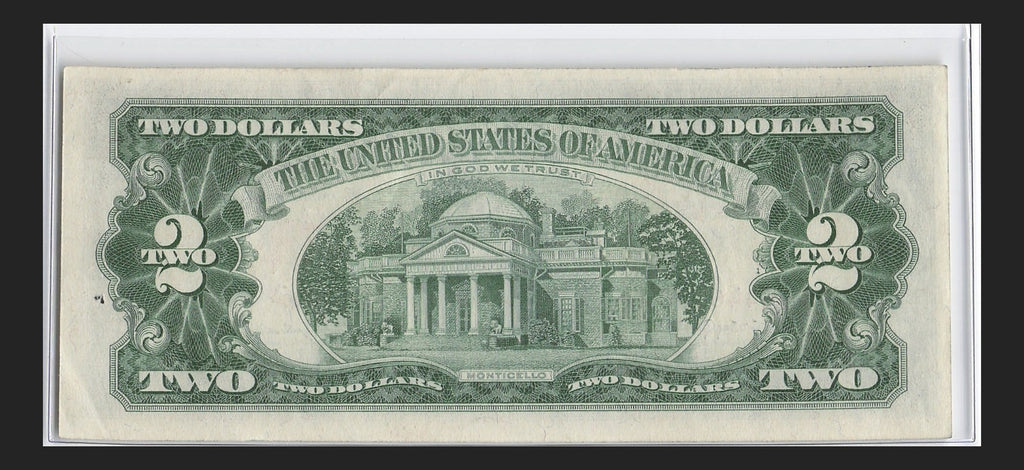 Trinary Fancy Serial Number Two Dollar Red Seal 1963 0s 4s 6s