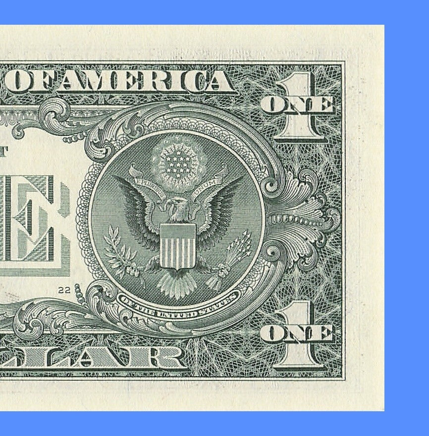 Repeater Fancy Serial Number One Dollar Bill 2s 4s 6s 0s 2003A LA Block