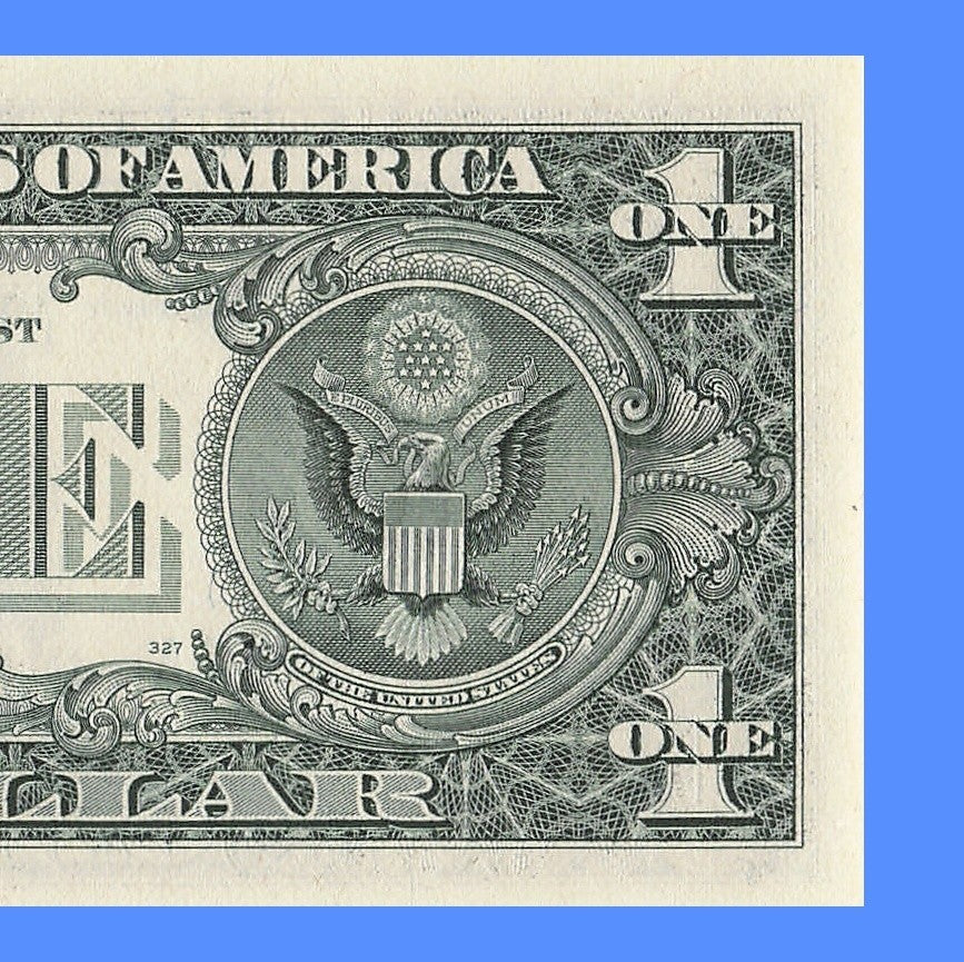 Repeater Fancy Serial Number One Dollar Bill 0s 2s 5s 6s 1988 IA Block