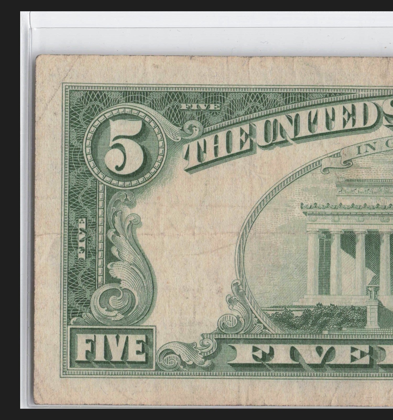 True Binary Star Note 0s 1s Fancy Serial Number Five Dollar Red Seal 1963
