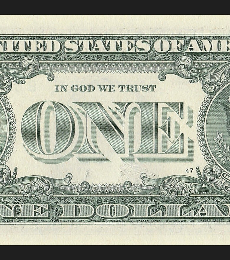 Radar Fancy Serial Number One Dollar Bill 2021 $1 BC Palindrome 2s 4s 8s
