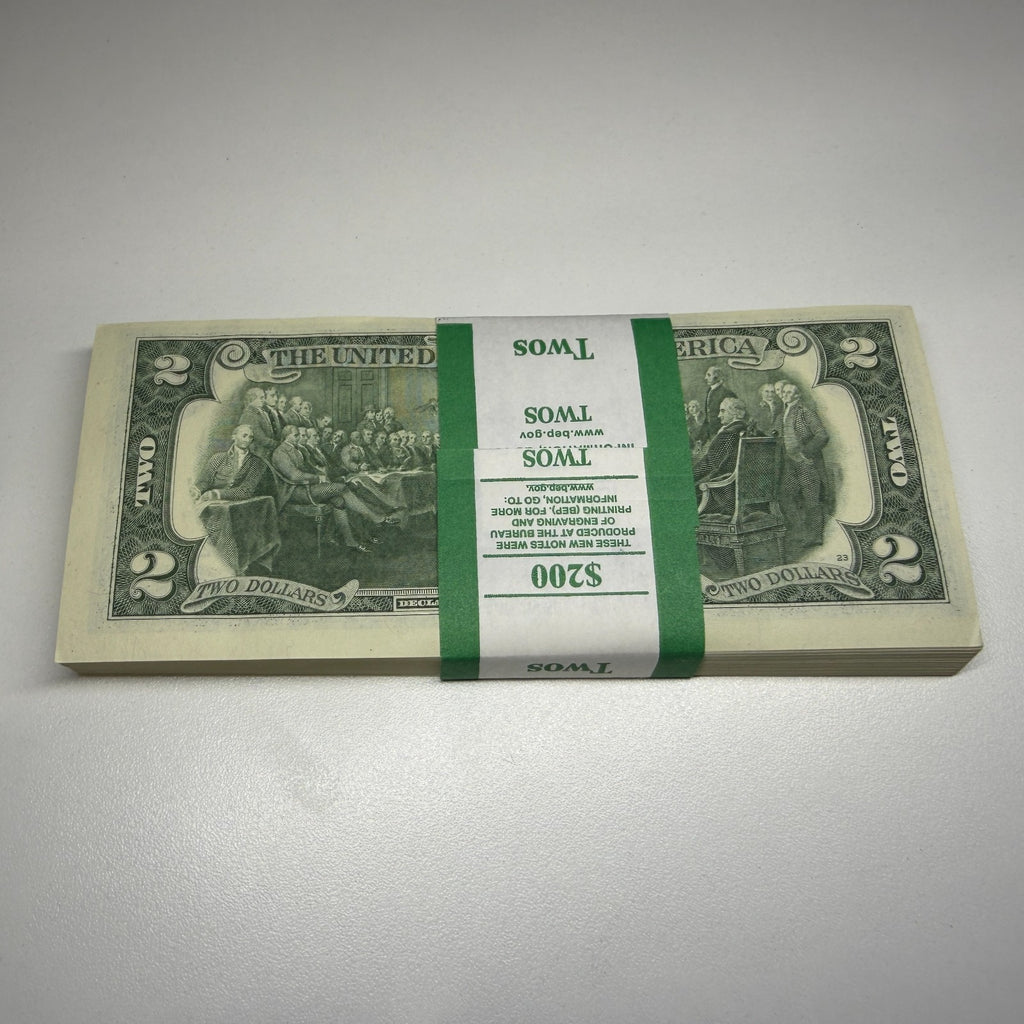 NEW 2021 $2 Two Dollar Bill New York JAMES BOND 007 SEQ From PACK BUYING 1 NOTE