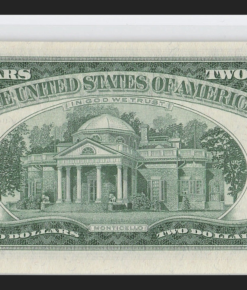 Double Repeater Fancy Serial Number Two Dollar Red Seal 1963 0s 5s 1s 9s