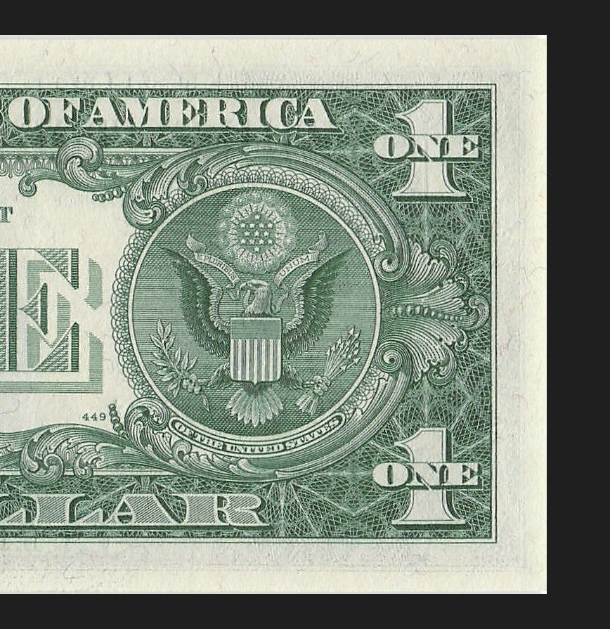 Star Note One Dollar Bill 1963 $1 D* Block Cleveland Run 1 Low Serial Trinary