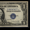 Trinary Silver Certificate One Dollar Bill 6s 7s 8s 1935G UNC NO MOTO