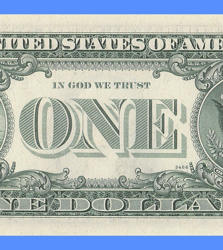 Radar Fancy Serial Number One Dollar Bill 1977 Richmond 1s 2s 5s 6s EC