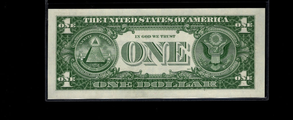 Trinary Silver Certificate One Dollar Bill 1s 7s 8s 1957A UNC