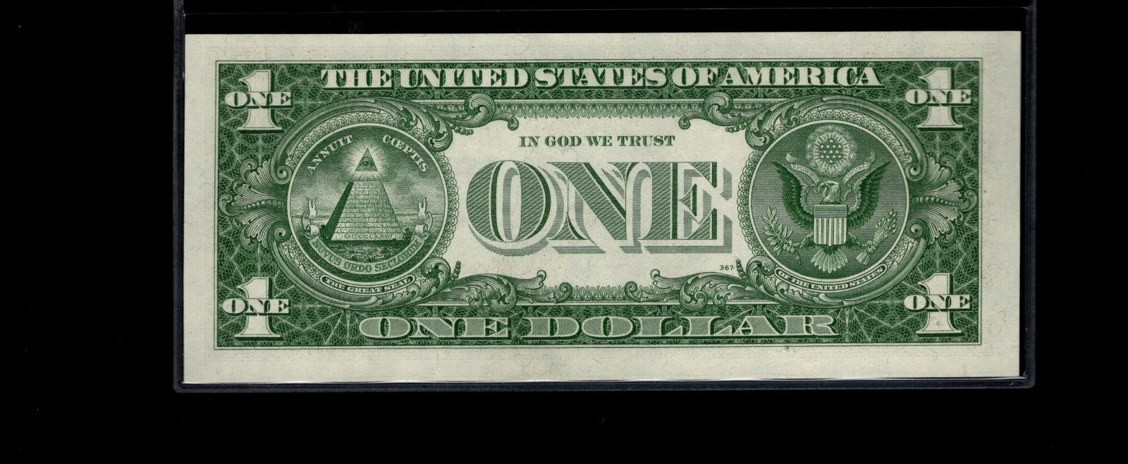 Trinary Silver Certificate One Dollar Bill 1s 7s 8s 1957A UNC