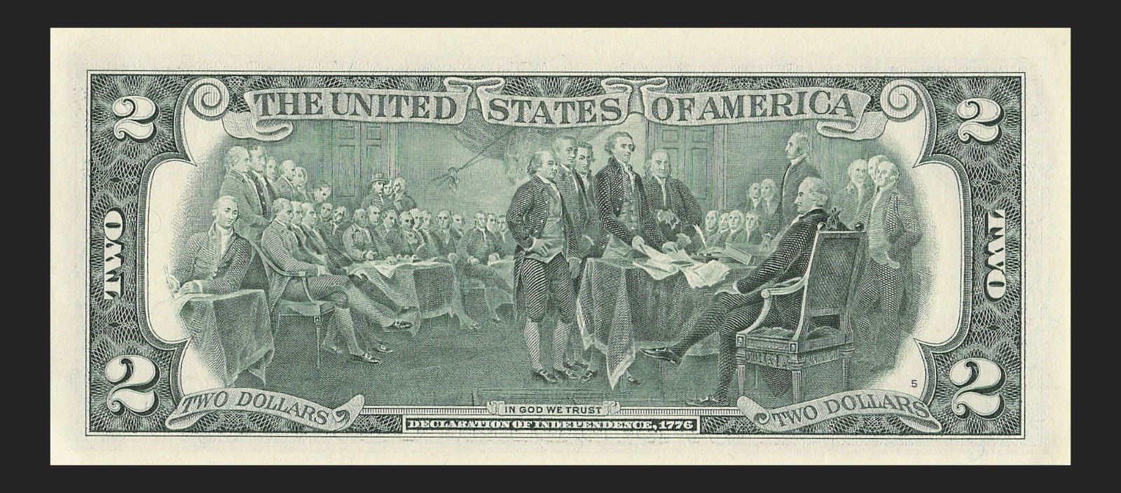 Binary Low Serial Number Star Note Two Dollar Bill H00006006* 6s 0s St Louis