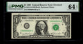 Low Serial Number 24 Fancy Serial Number One Dollar Bill PMG D00000024B