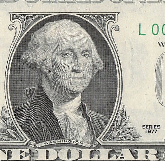 Star Note One Dollar Bill 1977 $1 L* Block Dallas Run 1 D1 UNC