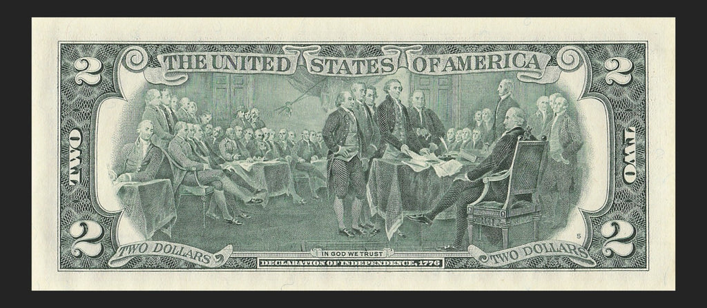 Binary Low Serial Number Star Note Two Dollar Bill E00003303* 3s 0s Richmond