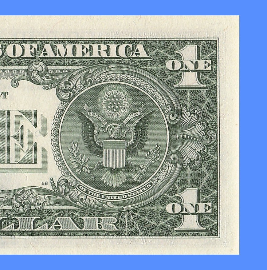 Repeater Fancy Serial Number One Dollar Bill 1981A 0s 2s 4s 6s ED Block