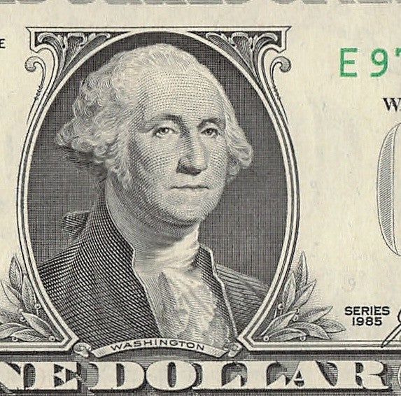 Repeater Fancy Serial Number One Dollar Bill 1985 2s 6s 7s 9s EC Block