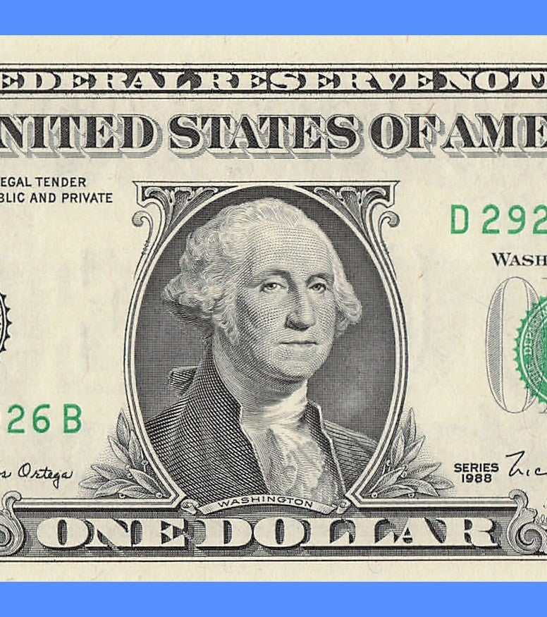 Repeater Fancy Serial Number One Dollar Bill 2s 6s 9s 1988 DB Block Trinary