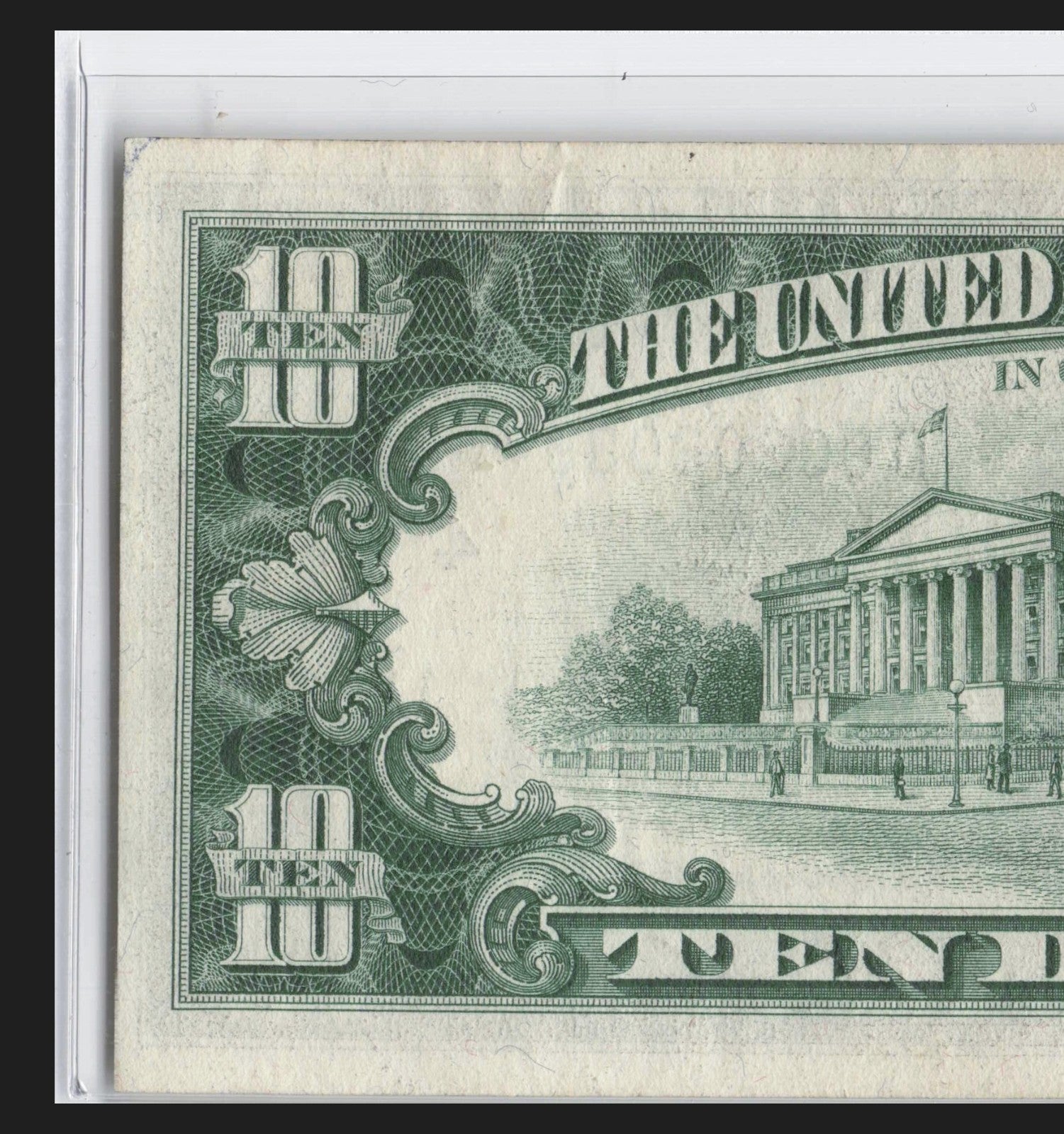Binary Flipper 0s 8s Fancy Serial Number Star Note Ten Dollar Bill 1969 D* Block