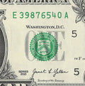 Six Digit Ladder Fancy Serial Number One Dollar Bill 9s 8s 7s 6s 5s 4s 2021 $1