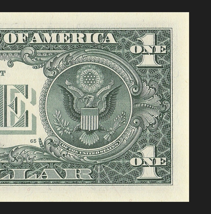 Radar Fancy Serial Number One Dollar Bill 2021 $1 KA Palindrome 4s 6s 7s