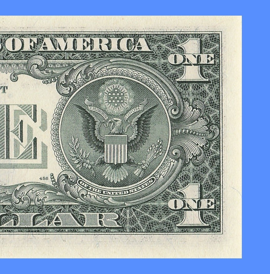 Repeater Fancy Serial Number One Dollar Bill 2s 3s 6s 7s 1988A HB Block