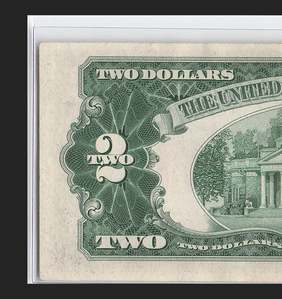 Trinary Fancy Serial Number Two Dollar Red Seal 1953 C Sequential 5s 6s 7s