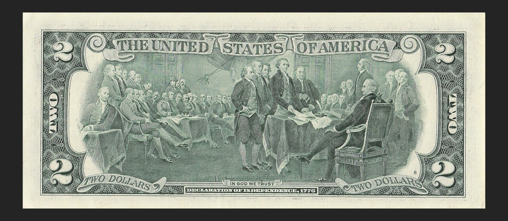 Binary Low Serial Number Star Note Two Dollar Bill G00002220* 2s 0s Chicago
