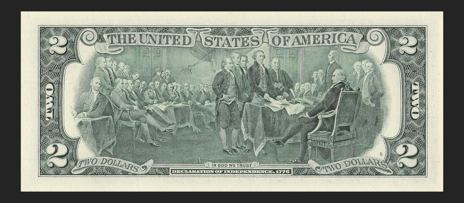 Binary Low Serial Number Star Note Two Dollar Bill C00005050* 5s 0s Philadelphia
