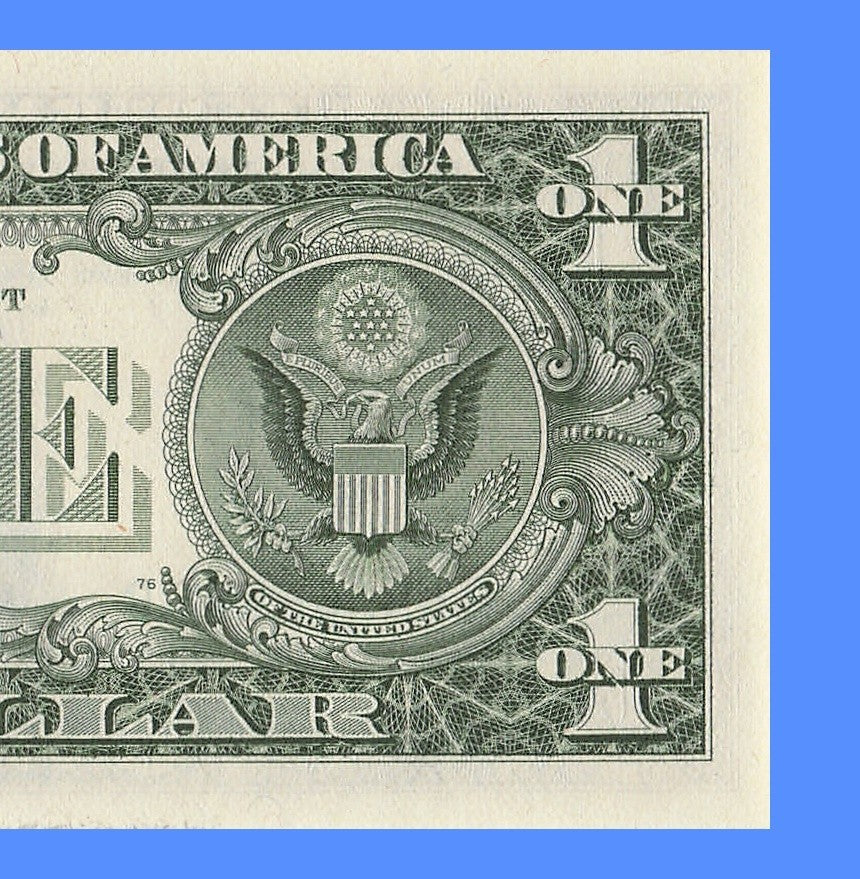 Repeater Fancy Serial Number One Dollar Bill 1985 2s 5s 6s BB Block