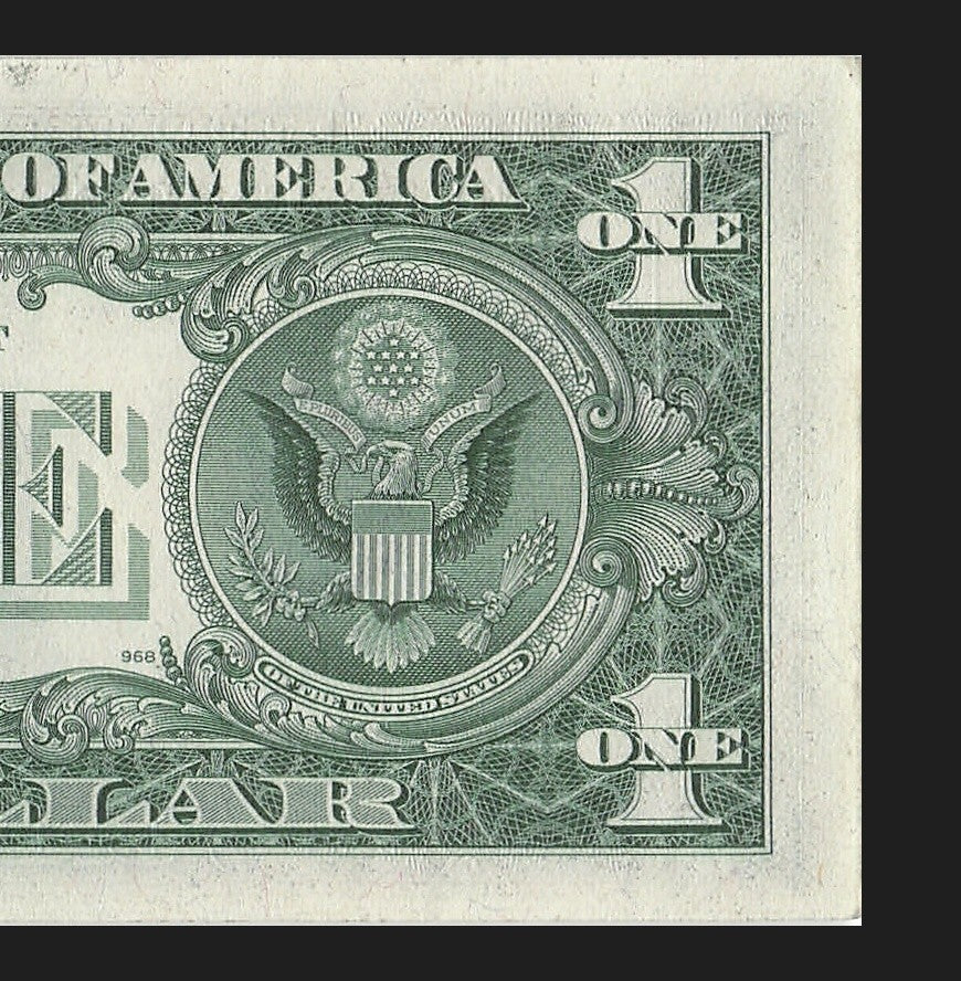 Star Note One Dollar Bill 1963A $1 J* Block Kansas City Four Trailing 0s