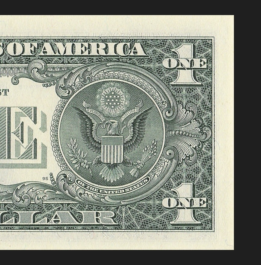 Star Note One Dollar Bill 2003A $1 B* Block New York Run 5 320K Sheet