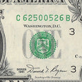 Radar Fancy Serial Number One Dollar Bill 1981 0s 2s 5s 6s  CB