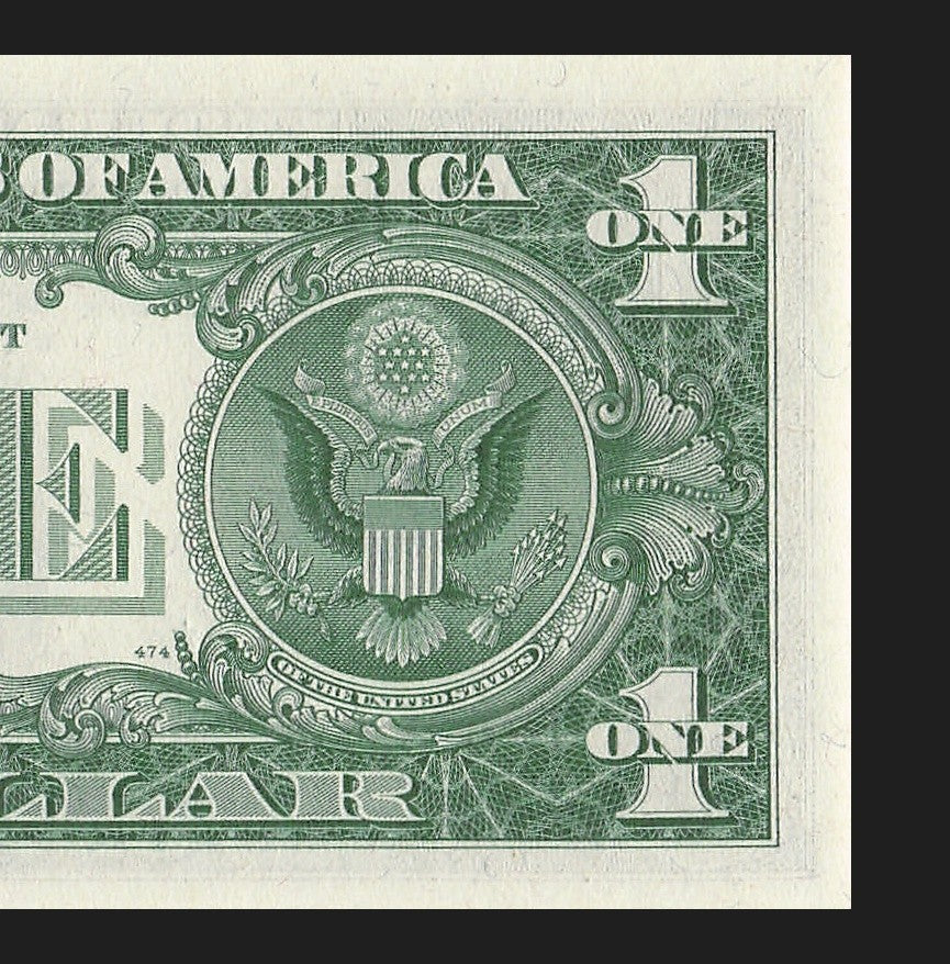 Star Note One Dollar Bill 1963 $1 D* Block Cleveland Run 1 Low Serial Trinary