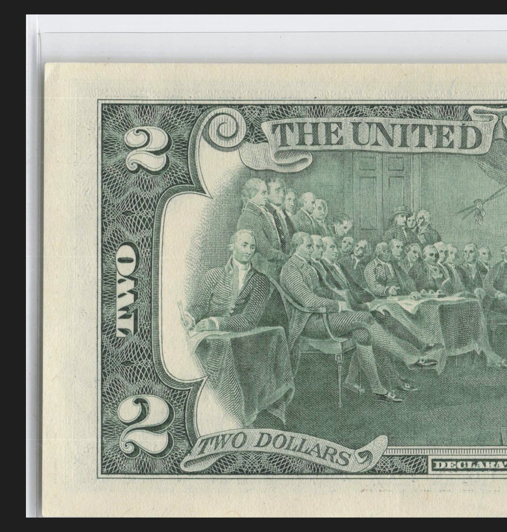 $2 Flipper Binary Repeater Fancy Serial Number Two Dollar Bill 0s 6s