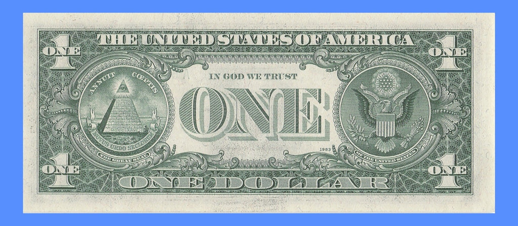 Radar Fancy Serial Number One Dollar Bill 1974 Boston 2s 4s 5s 6s AB